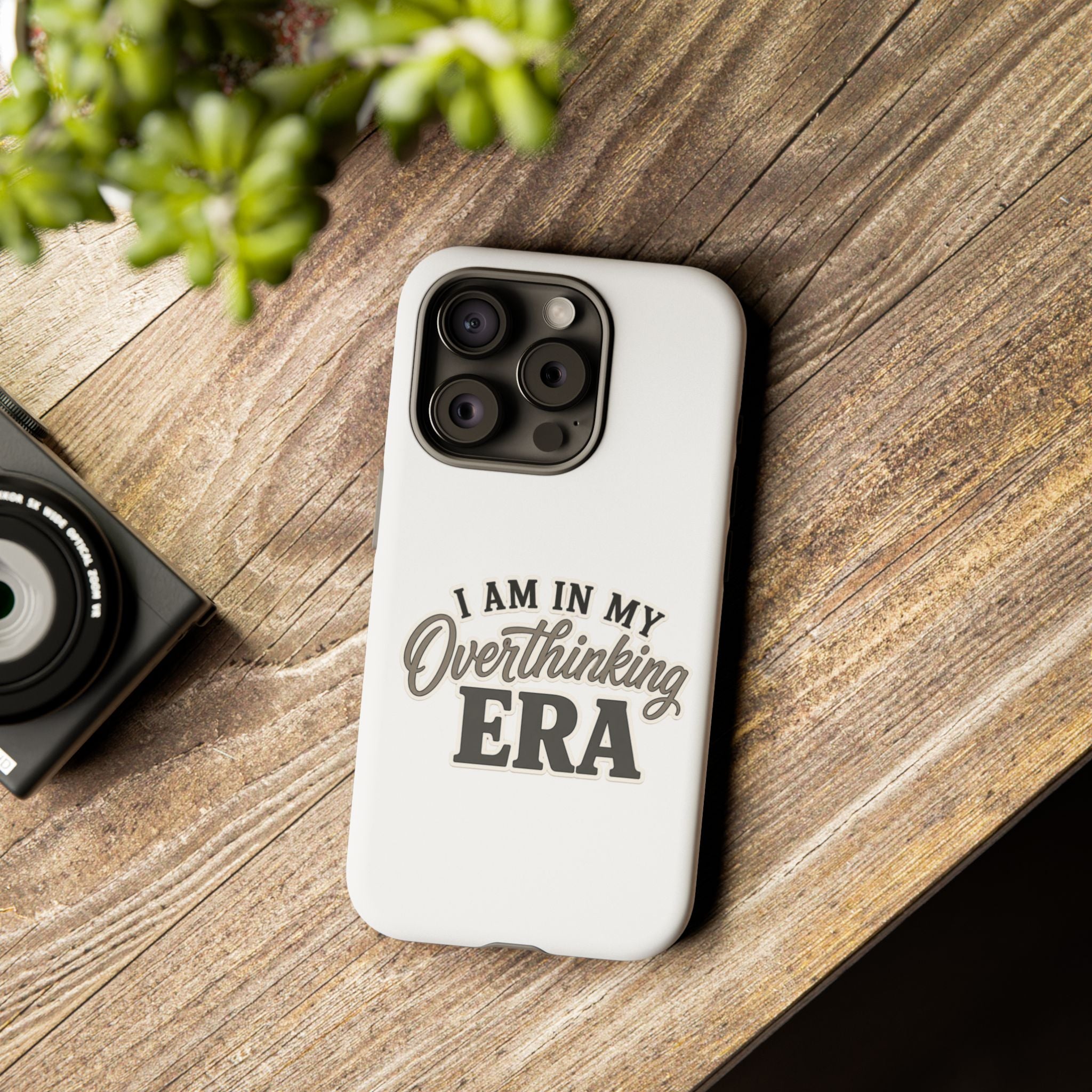I Am In My Overthinking Era Phone Case Funny Anxiety Phone Case ADHD Tough Case Mental Health Gift Neurodivergent iPhone Samsung Case