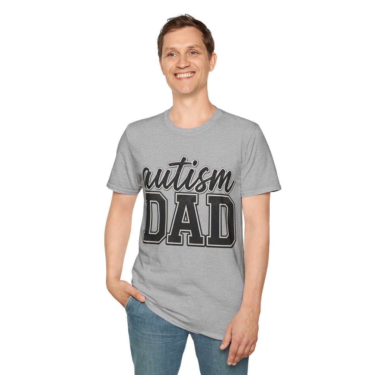Autism Dad T-Shirt | Awareness Script and Special Needs