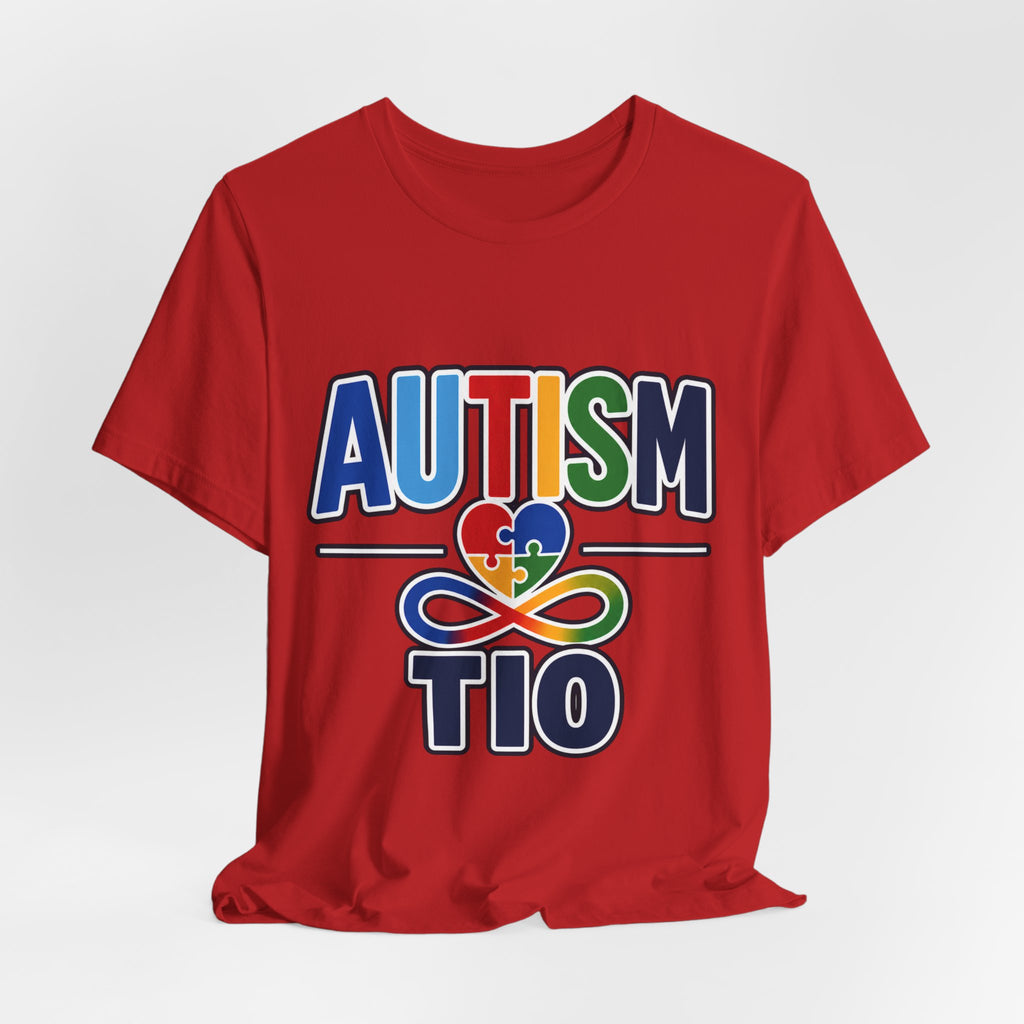 Autism Tio Shirt | Proud Autism Uncle T-Shirt | Spanish Tío Puzzle Heart Infinity Design | Autism Awareness & Acceptance Gift