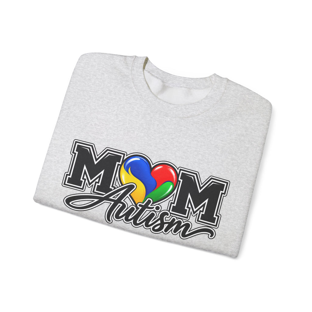 Mom Autism Crewneck, Puzzle Heart Awareness Sweatshirt, Autism Mom Gift Hoodie, Autism Acceptance Family Apparel