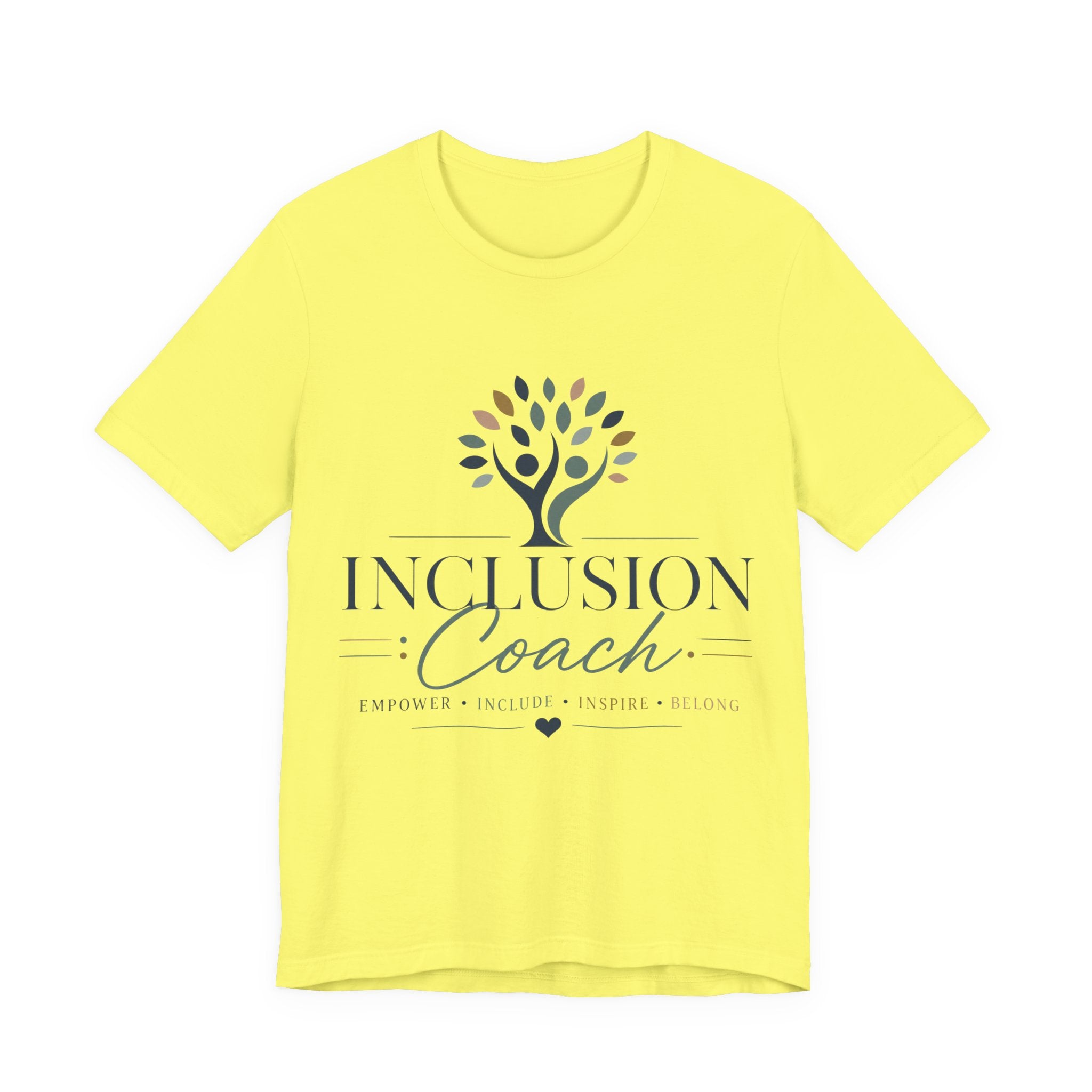 Inclusion Coach T-Shirt | Tree Logo, Empower Inclusivity, Diversity