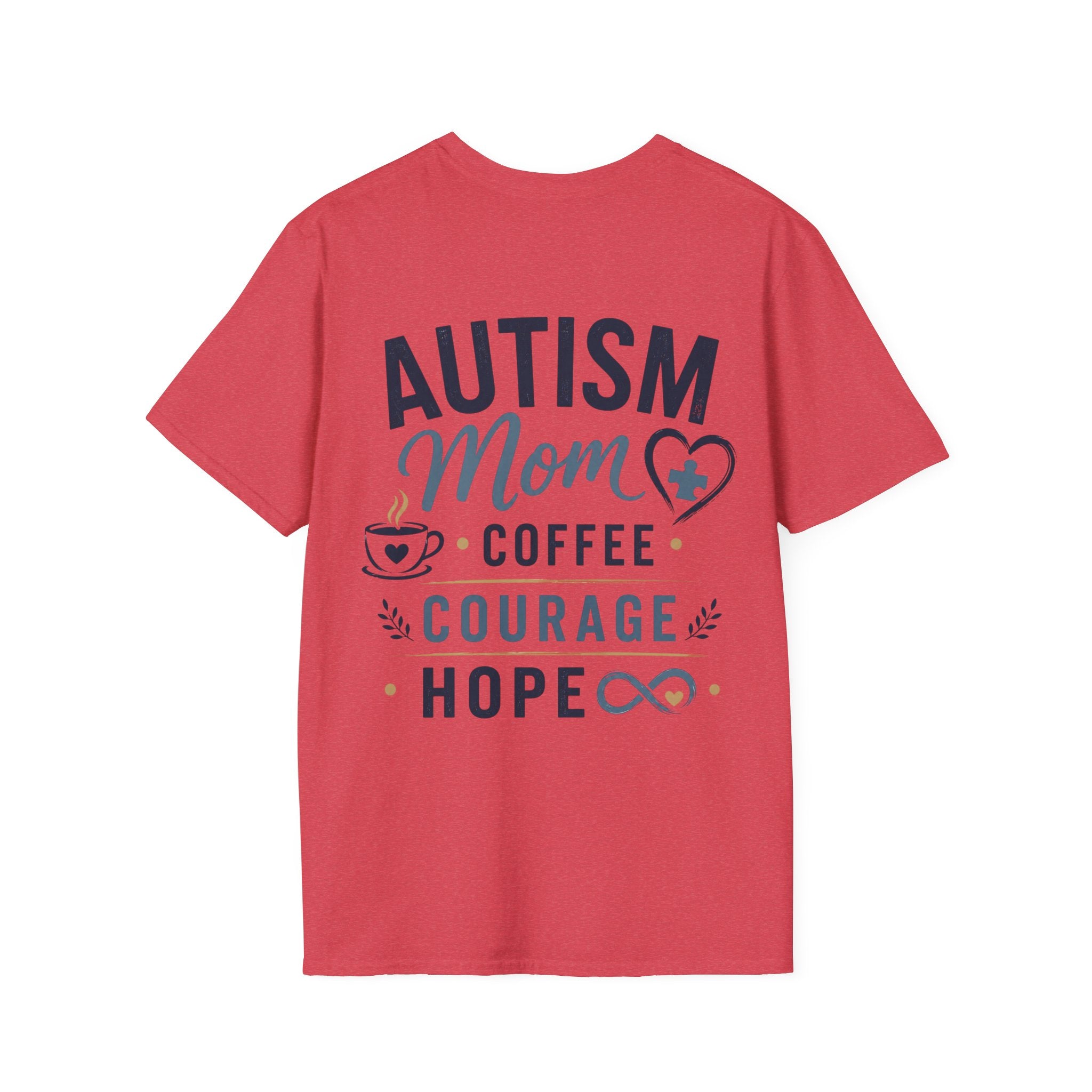Autism Mom Shirt | Coffee Courage Hope Tee | Autism Mama T-Shirt | Special Needs Mom Gift | Autism Awareness Apparel | Neurodiversity