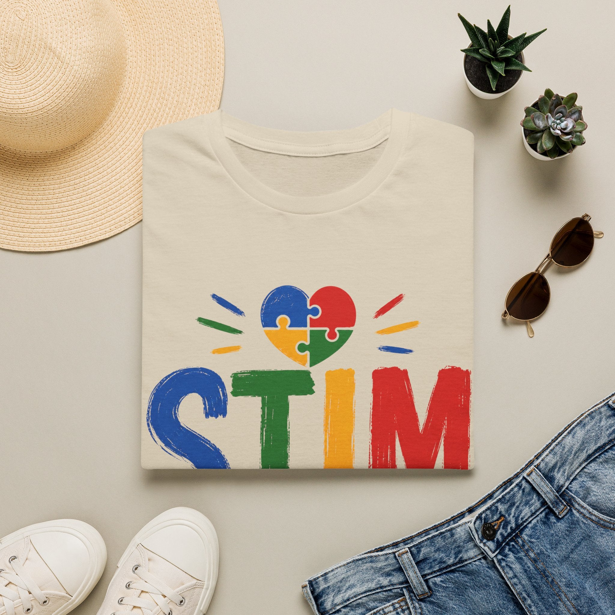 Autism Sensory Shirt | STIM Puzzle Heart Autism Awareness Shirt, Sensory Regulation Support Gift