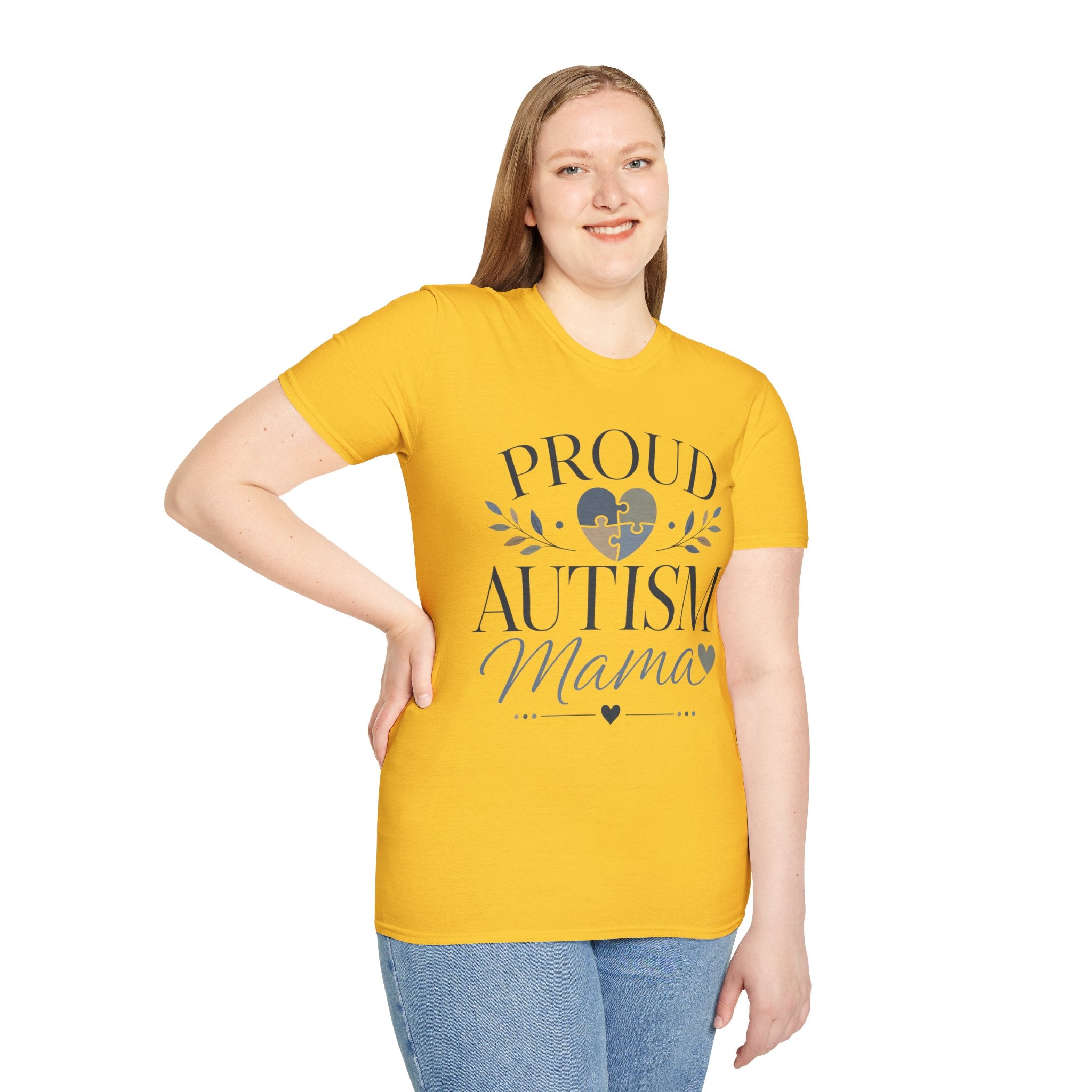 Proud Autism Mama T-Shirt | Puzzle Heart Awareness Tee | Special Needs