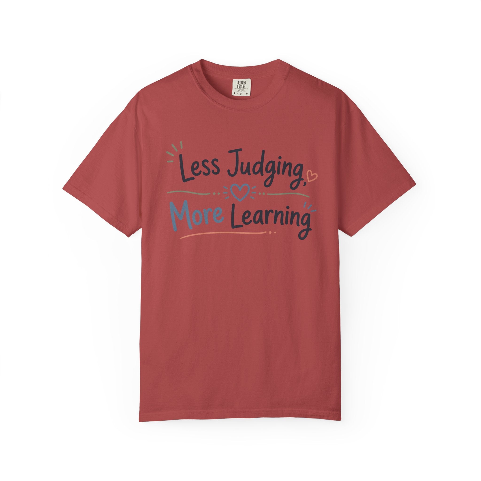 Less Judging More Learning Shirt Inclusion T Shirt Kindness Matters Tee Special Education Teacher Gift Autism Acceptance Apparel