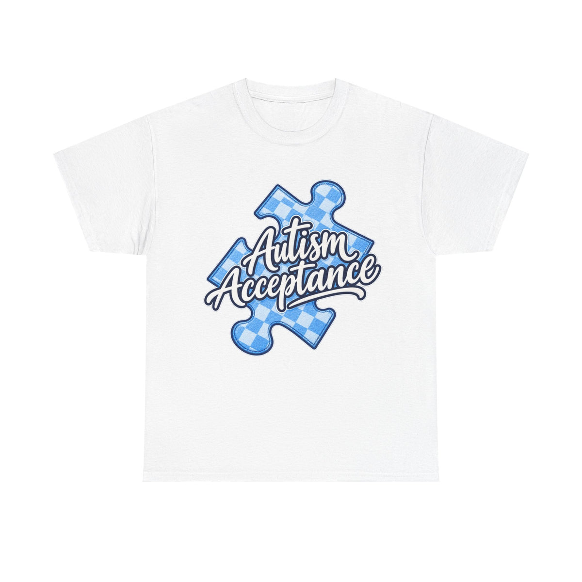 Autism Acceptance Puzzle Piece T-Shirt, Awareness Support Tee, Autism Advocate Shirt, Neurodiversity Gift, Autism Family Apparel