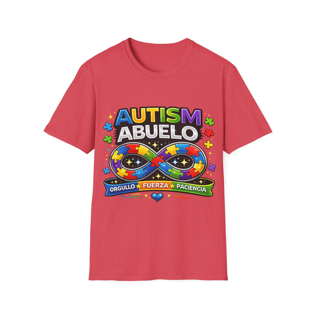 Autism Abuelo Shirt, Proud Autism Grandpa Tee, Spanish Grandpa Gift, Autism Acceptance Shirt, Infinity Symbol T-Shirt, Autism Family Apparel