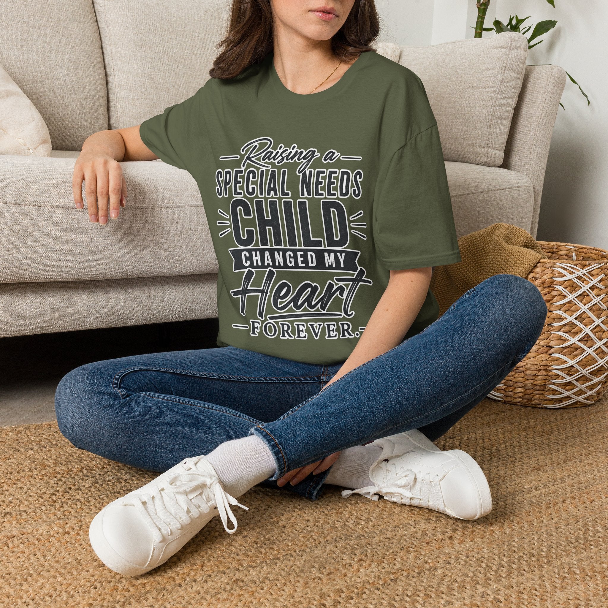 Raising a Special Needs Child T-Shirt — Supportive Special Needs Parent Awareness Tee
