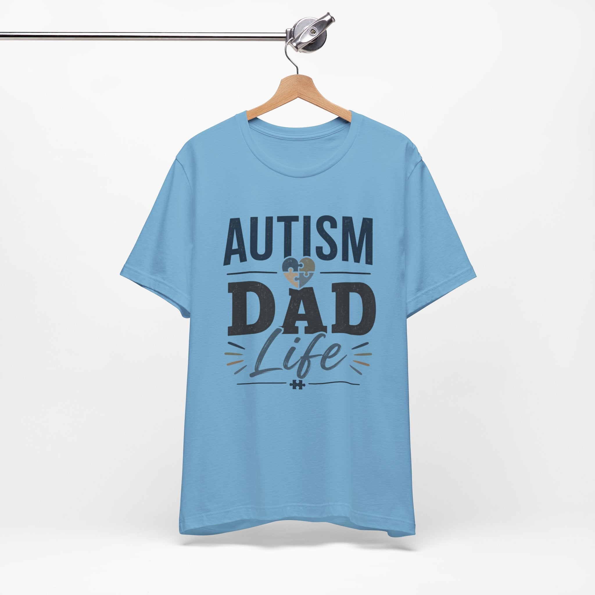 Autism Dad Life Shirt Autism Dad T Shirt Proud Autism Father Gift Autism Awareness Shirt Special Needs Dad Tee Puzzle Heart Design