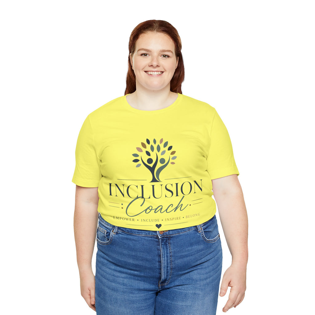 Inclusion Coach T-Shirt | Tree Logo, Empower Inclusivity, Diversity