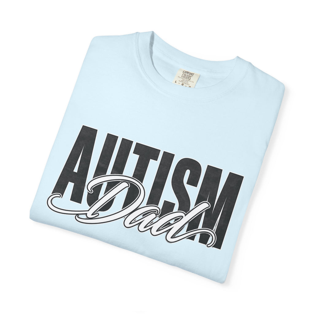 Autism Dad Shirt Autism Dad T Shirt Proud Autism Father Rainbow Block Letter Tee Autism Awareness Autism Acceptance Gift for Dad