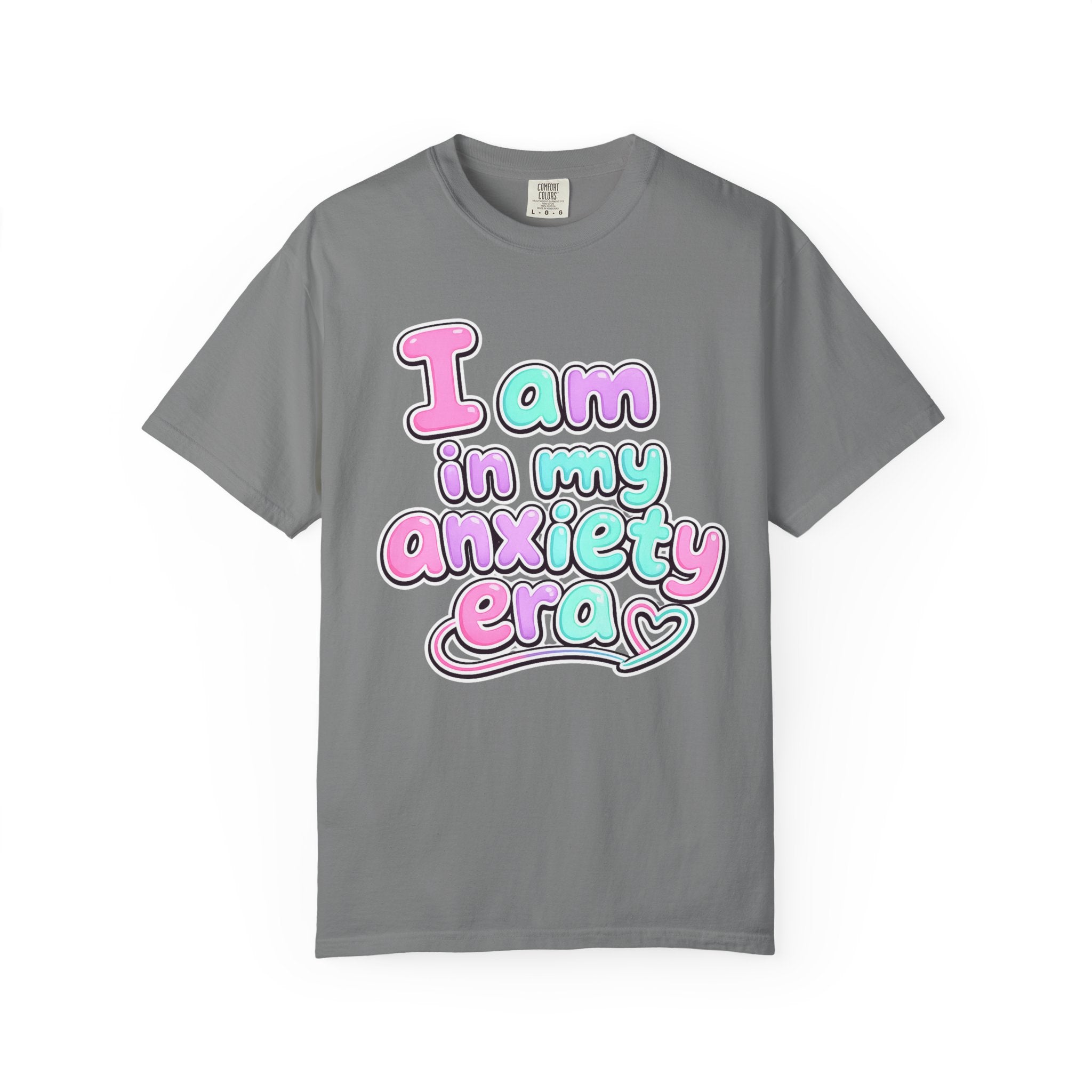 I Am In My Anxiety Era Shirt Anxiety Awareness T Shirt Mental Health Tee Cute Pastel Graphic Shirt Self Care Gift Unisex Apparel