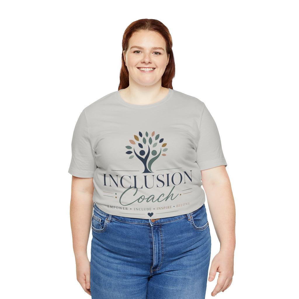 Inclusion Coach T-Shirt | Tree Logo, Empower Inclusivity, Diversity