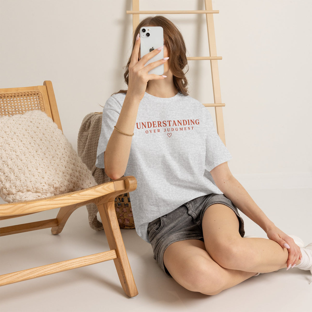 Understanding Over Judgment Tee, Compassion Message Shirt, Mental Health Awareness T-Shirt, Kindness Empathy Gift, Special Ed Teacher