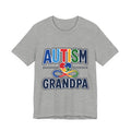 Autism Grandpa Shirt | Puzzle Heart Infinity T-Shirt | Proud Autism Grandpa Tee | Autism Awareness & Acceptance Gift for Grandpa