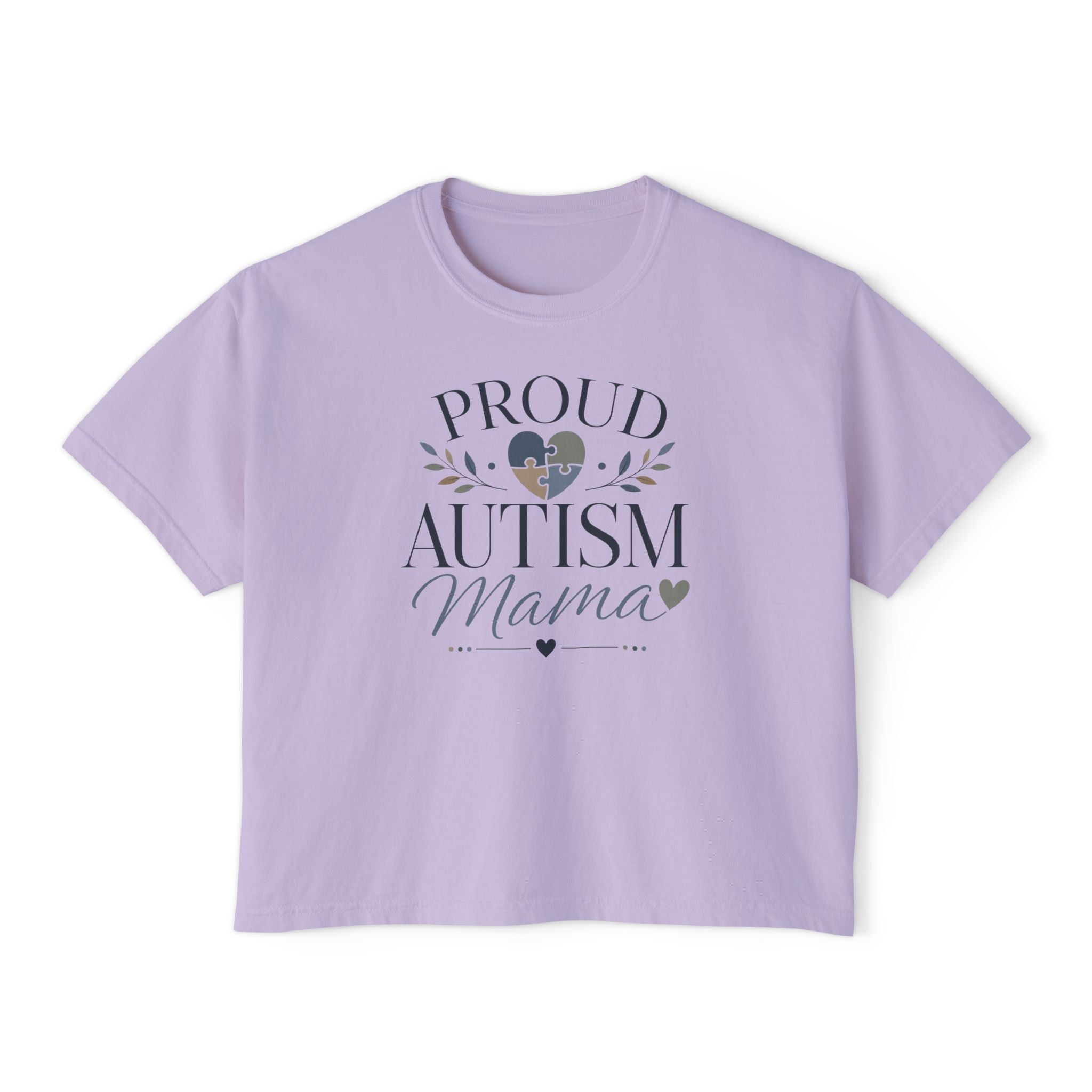 Proud Autism Mama Boxy Tee