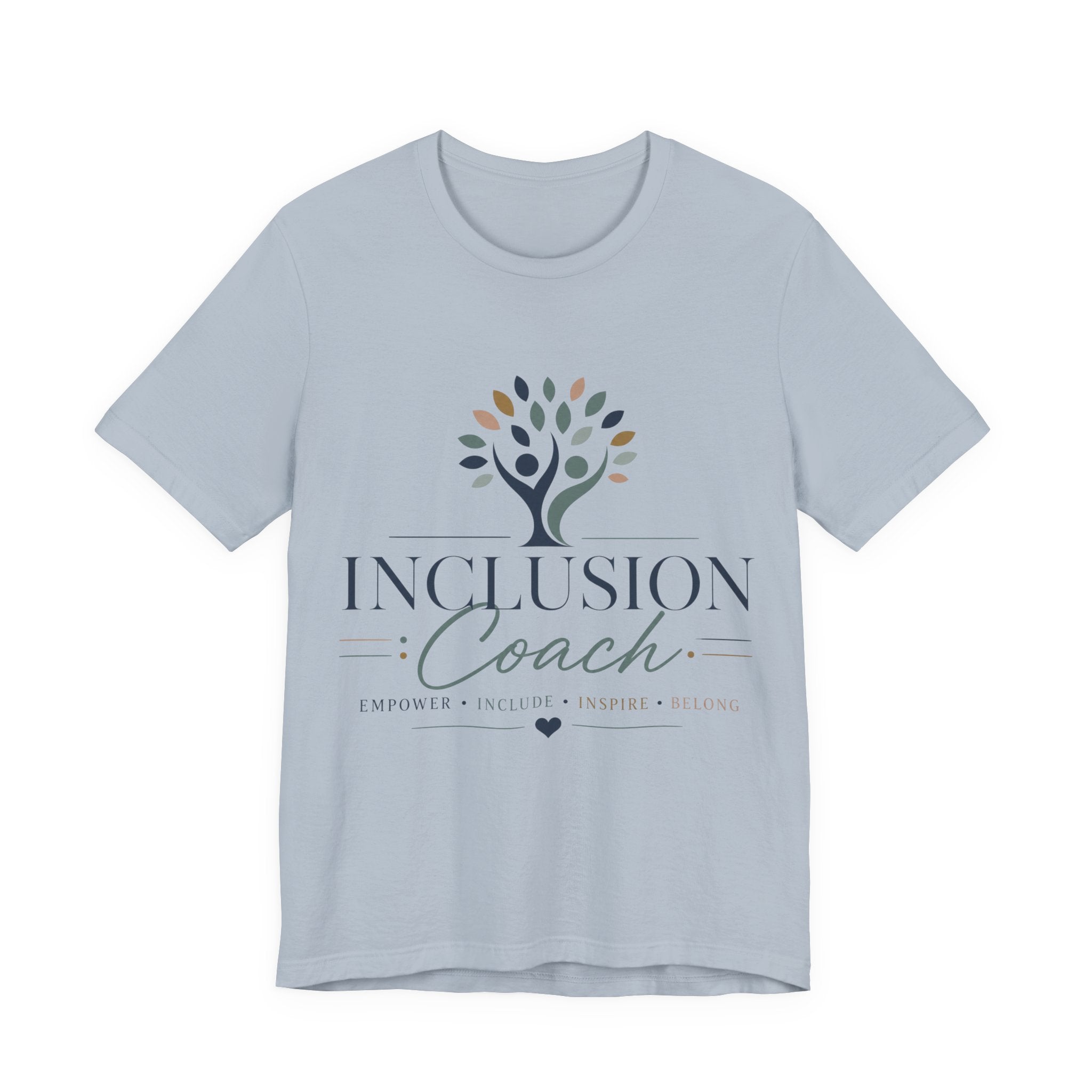 Inclusion Coach T-Shirt | Tree Logo, Empower Inclusivity, Diversity