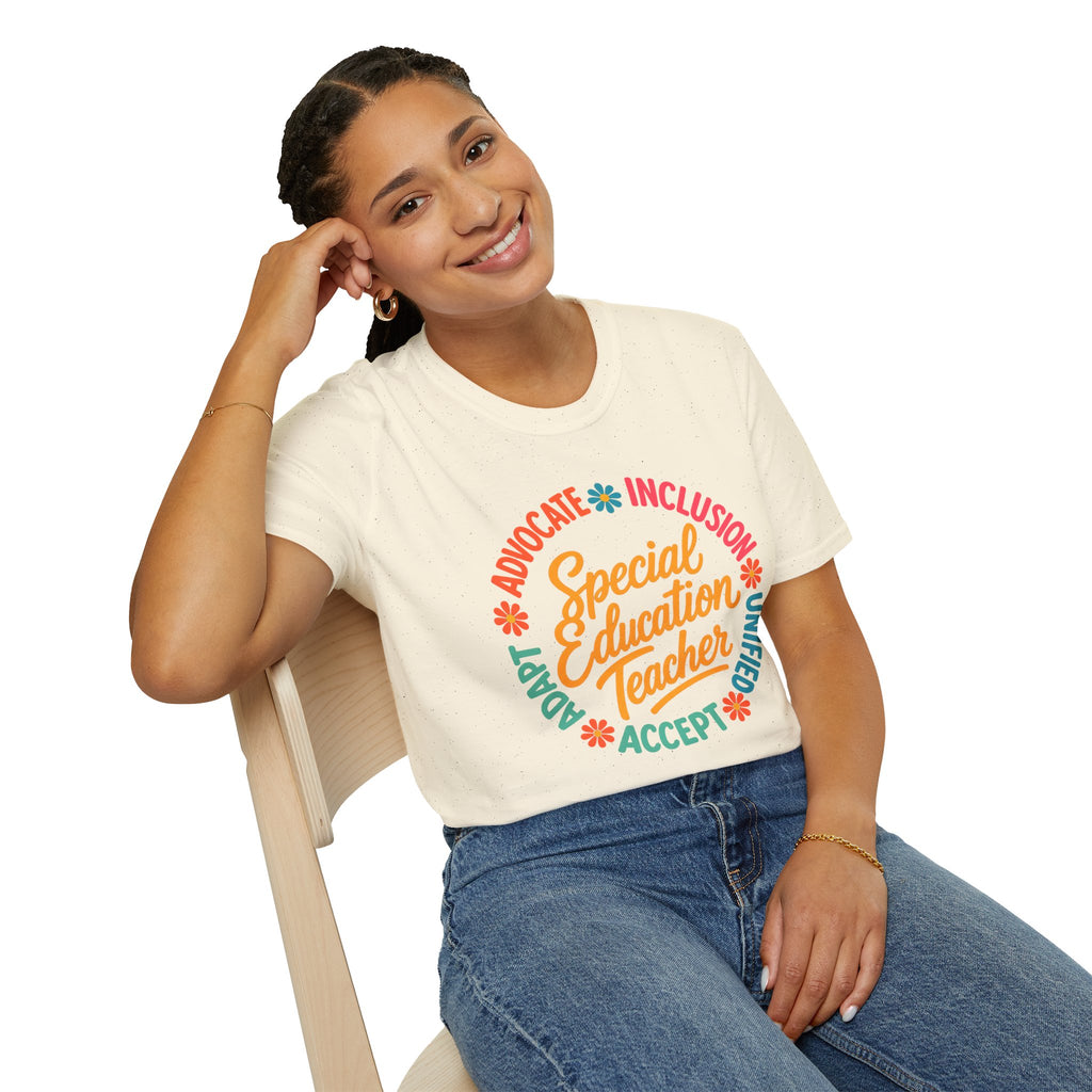 Special Education Teacher Shirt Advocate Inclusion Acceptance T Shirt  Teacher Gift Autism Awareness Inclusive Classroom Tee