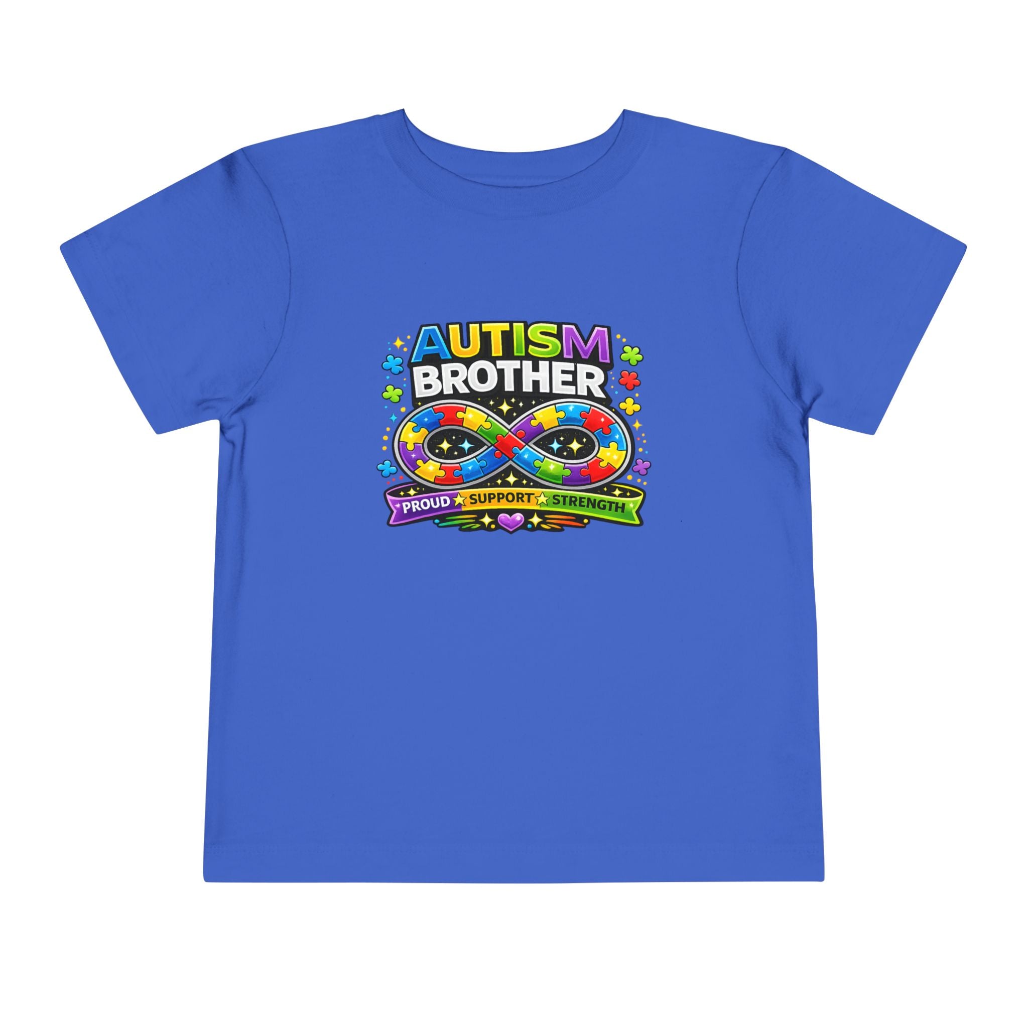 Autism Brother Toddler Tee | Puzzle Ribbon Support