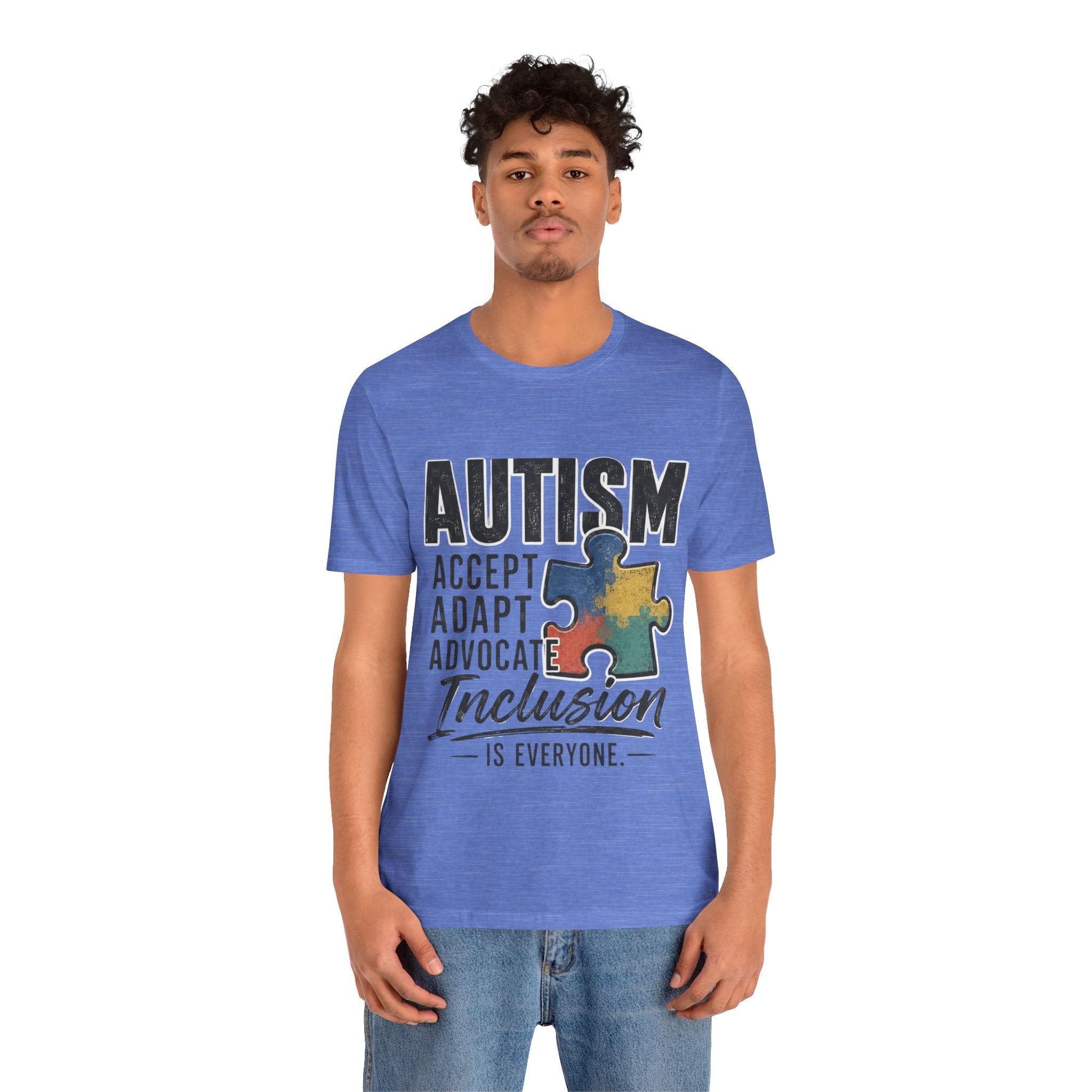 Autism Acceptance Shirt Inclusion Advocate T Shirt Puzzle Piece Tee Neurodiversity Awareness Special Needs Support Unisex Gift