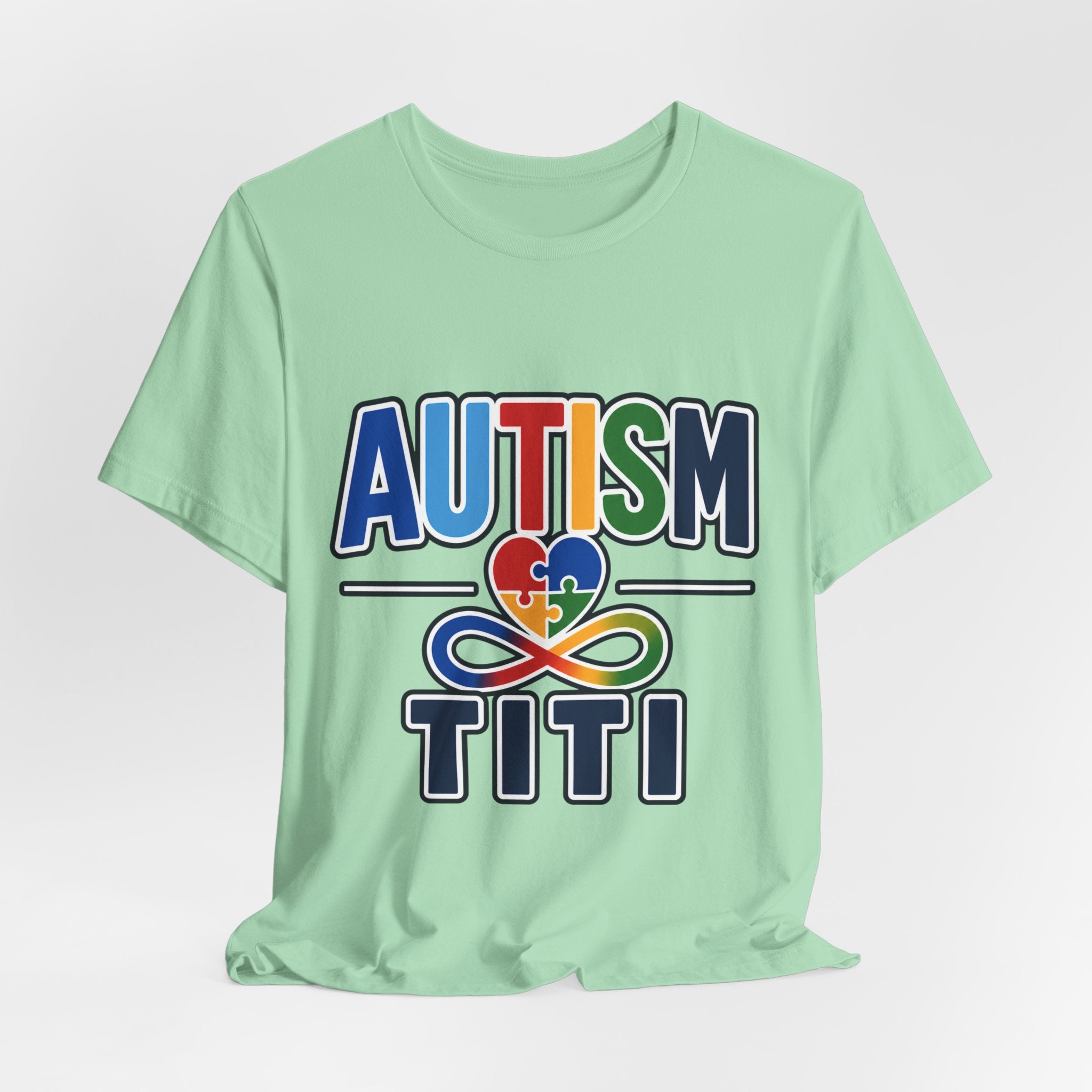 Autism Titi Shirt | Proud Autism Aunt T-Shirt | Spanish Tía Puzzle Heart Infinity Design | Autism Awareness & Acceptance Gift