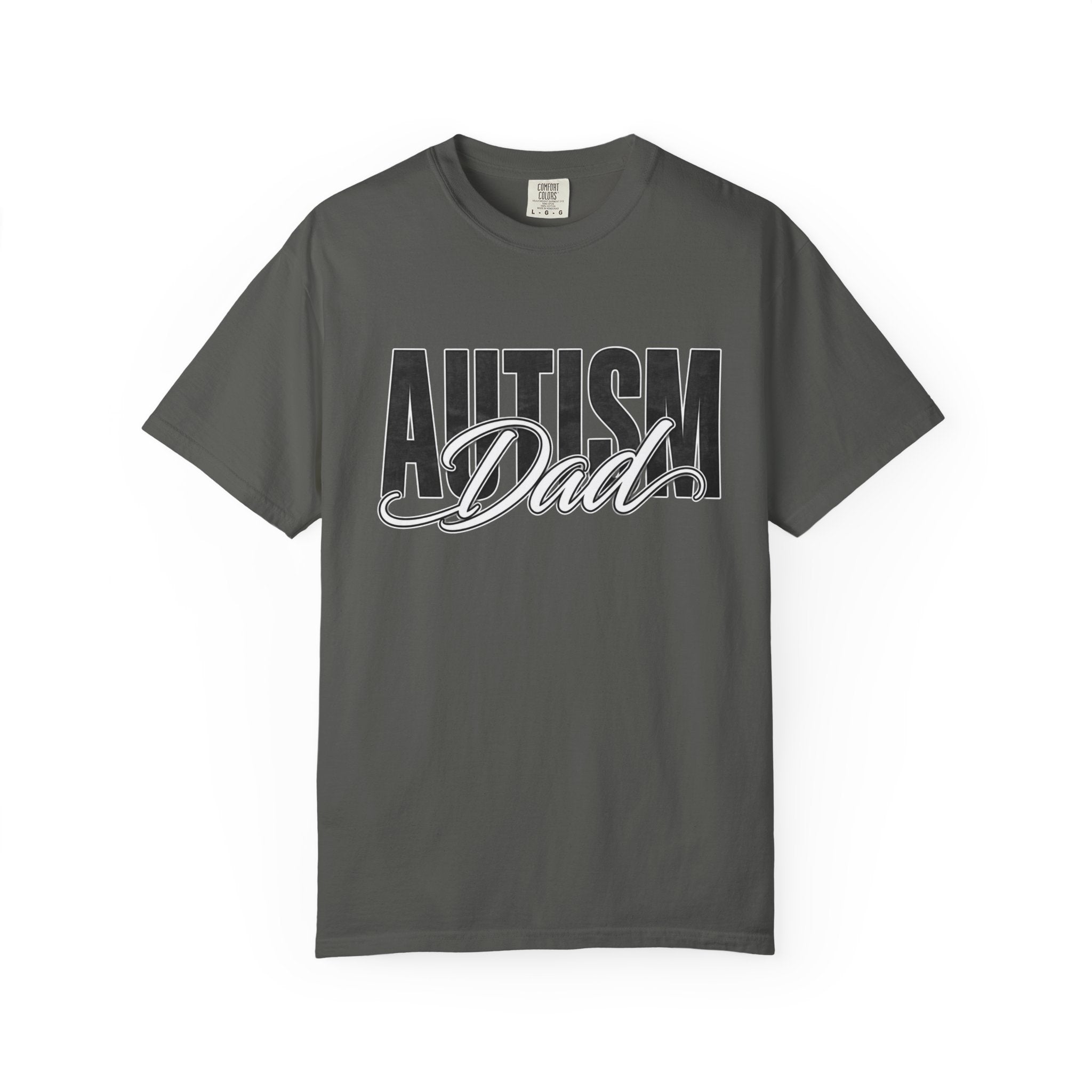 Autism Dad Shirt Autism Dad T Shirt Proud Autism Father Rainbow Block Letter Tee Autism Awareness Autism Acceptance Gift for Dad