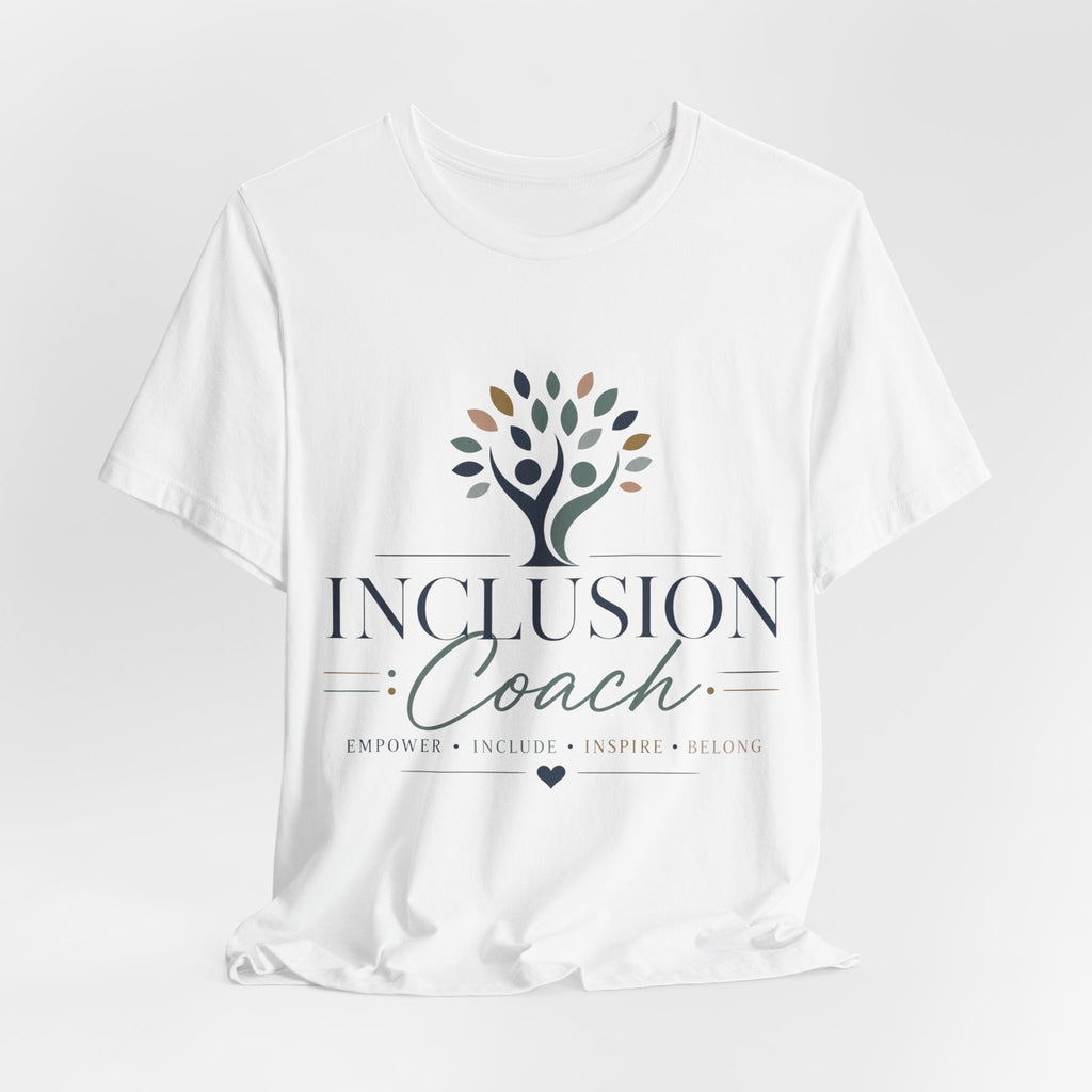 Inclusion Coach T-Shirt | Tree Logo, Empower Inclusivity, Diversity
