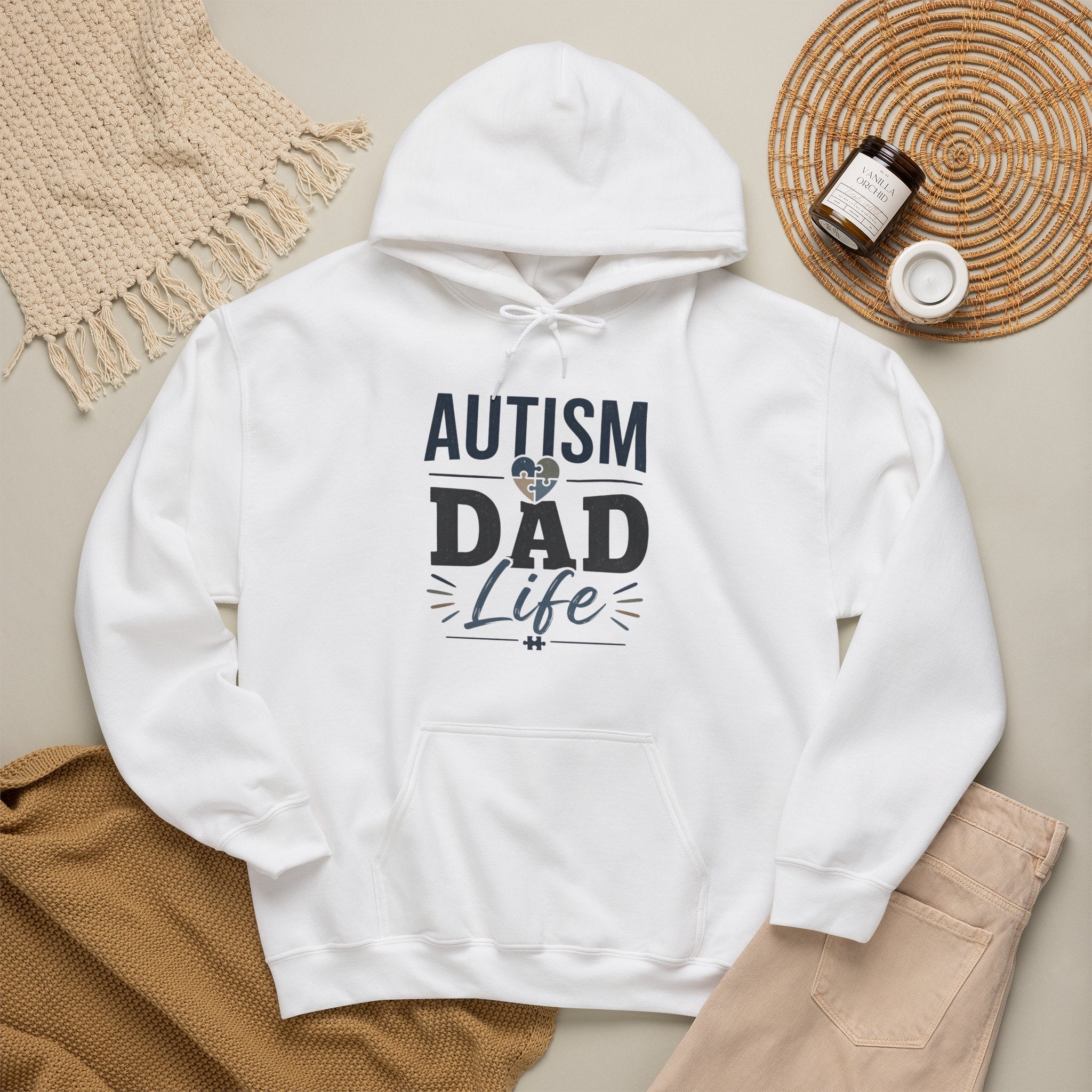 Autism Dad Life Hoodie | Autism Awareness Dad Sweatshirt