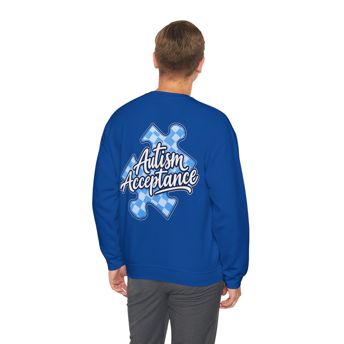 Autism Acceptance Sweatshirt, Puzzle Piece Awareness Crewneck, Autism Advocate Hoodie, Neurodiversity Gift, Autism Family Apparel
