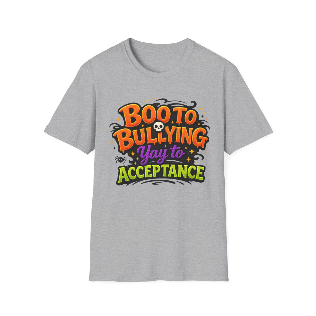 Boo to Bullying Halloween anti-bullying T-Shirt | Acceptance message