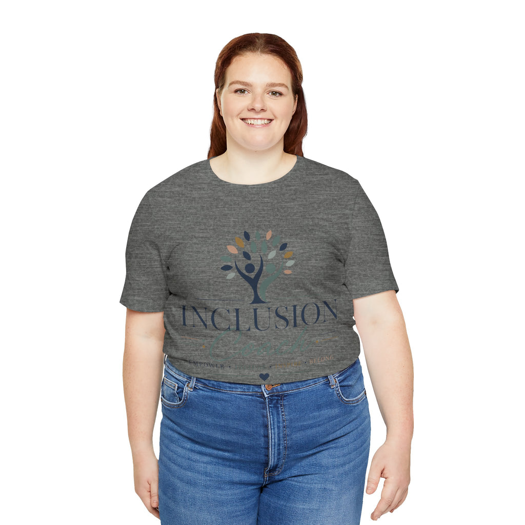 Inclusion Coach T-Shirt | Tree Logo, Empower Inclusivity, Diversity