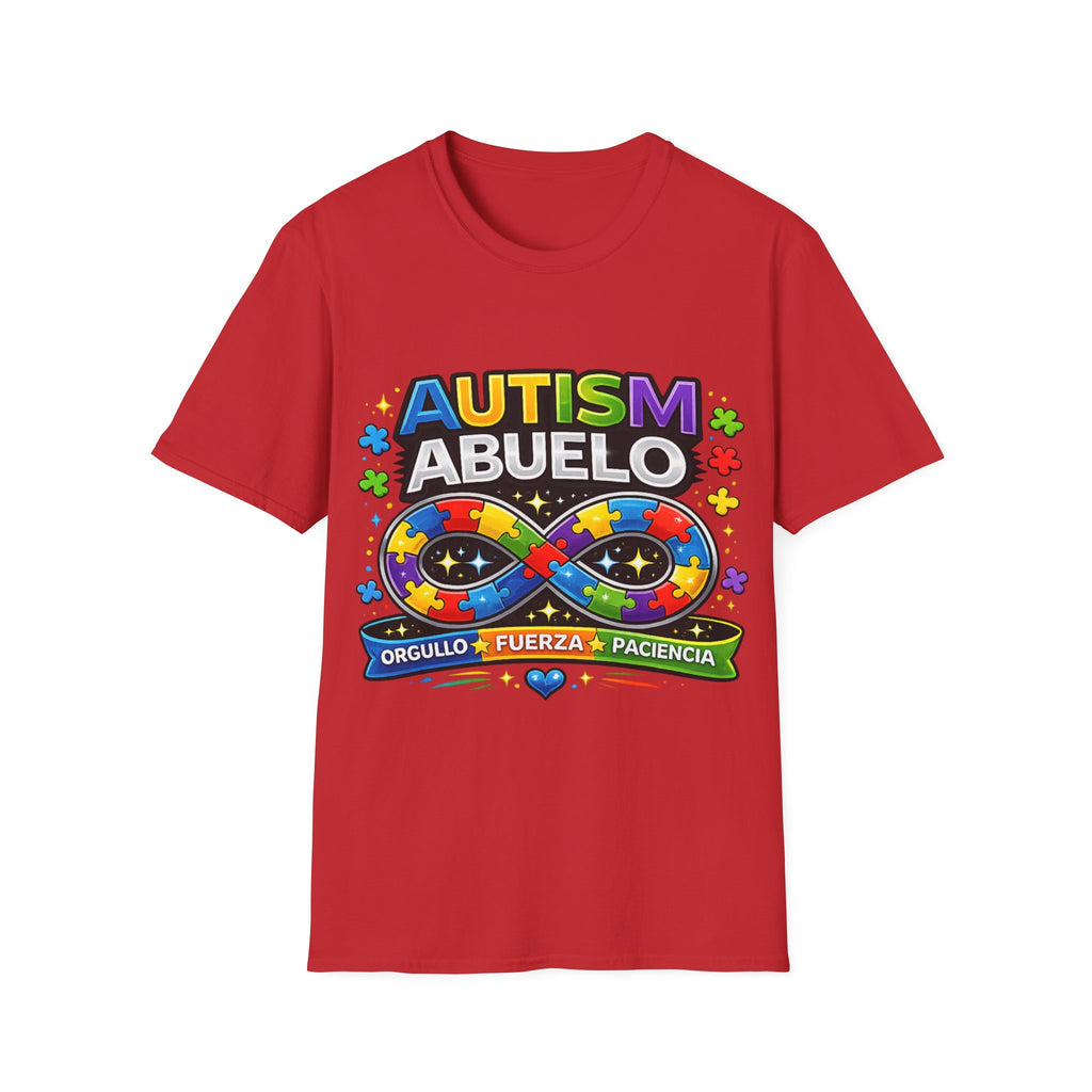 Autism Abuelo Shirt, Proud Autism Grandpa Tee, Spanish Grandpa Gift, Autism Acceptance Shirt, Infinity Symbol T-Shirt, Autism Family Apparel