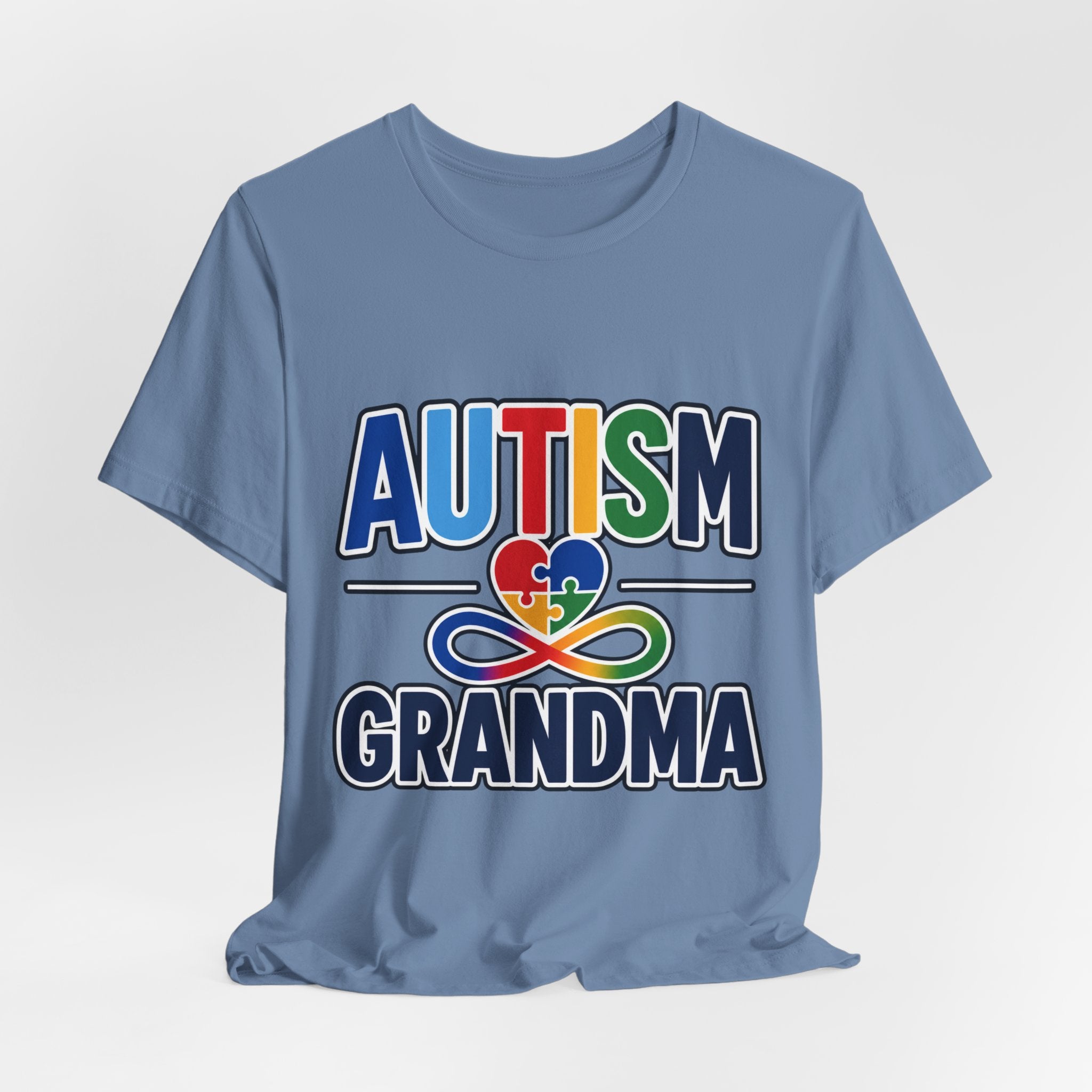 Autism Grandma Shirt | Puzzle Heart Infinity T-Shirt | Proud Autism Grandma Tee | Autism Awareness & Acceptance Gift