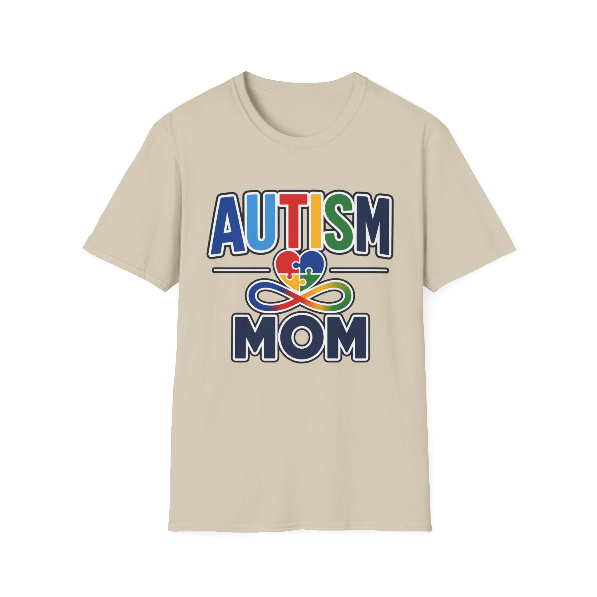 Autism Mom Heart Puzzle Infinity Shirt, Autism Awareness T-Shirt, Autism Acceptance Mom Gift, Neurodiversity Family Apparel