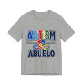 Autism Abuelo Shirt | Proud Autism Grandpa T-Shirt | Spanish Grandpa Puzzle Heart Infinity Design | Autism Awareness & Acceptance Gift