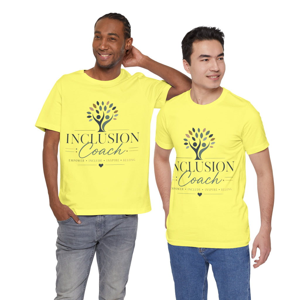 Inclusion Coach T-Shirt | Tree Logo, Empower Inclusivity, Diversity