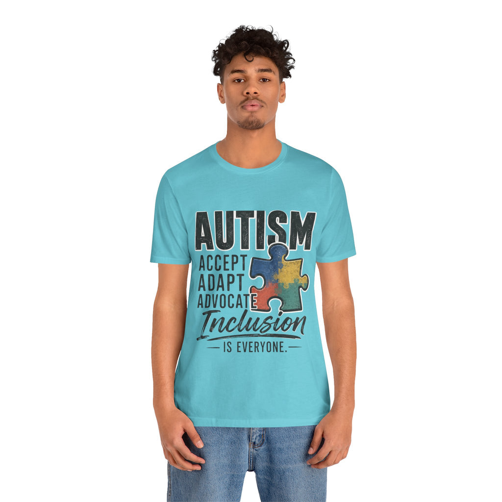 Autism Acceptance Shirt Inclusion Advocate T Shirt Puzzle Piece Tee Neurodiversity Awareness Special Needs Support Unisex Gift