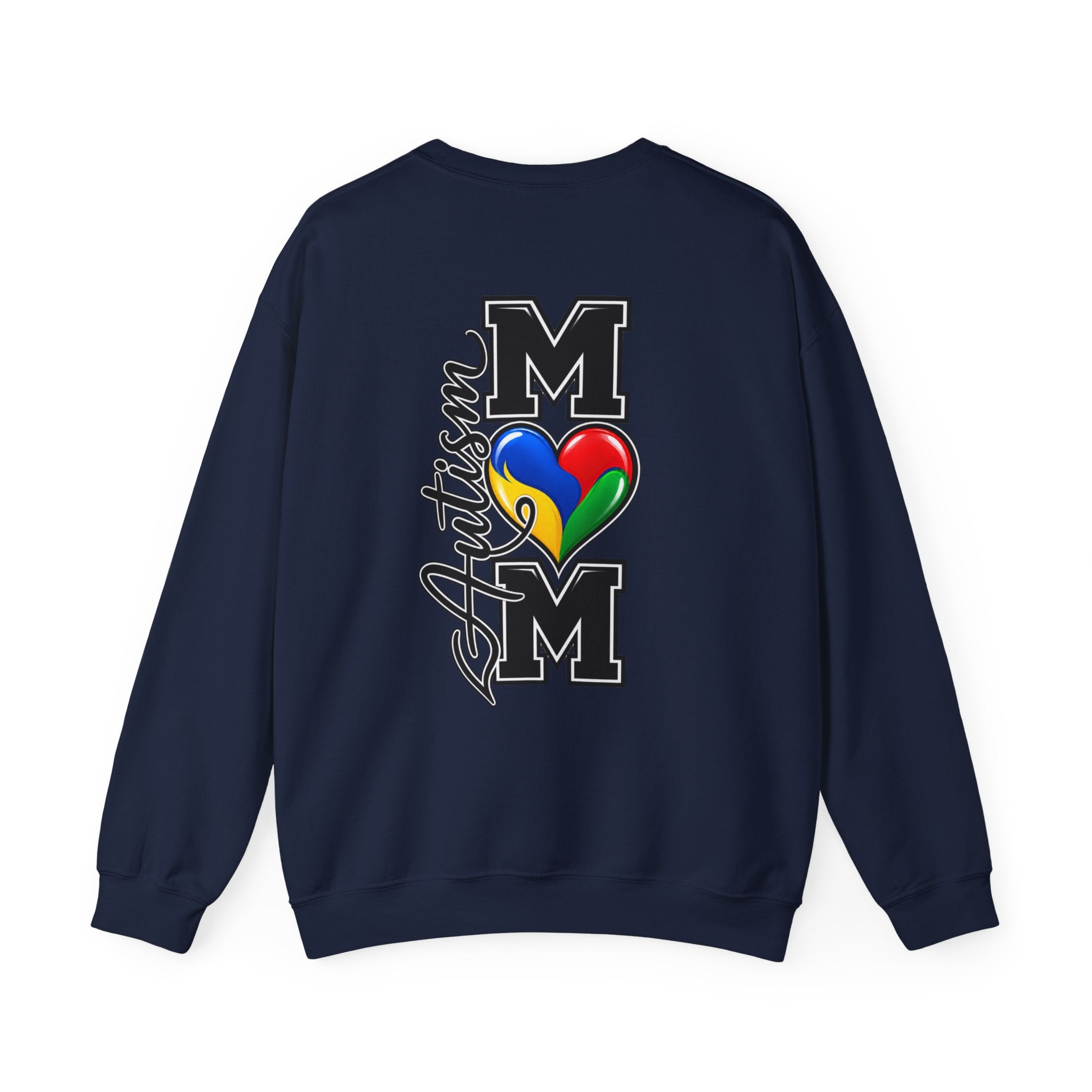 Autism Mom Crewneck, Puzzle Heart Awareness Sweatshirt, Autism Mom Gift Hoodie, Autism Acceptance Family Apparel