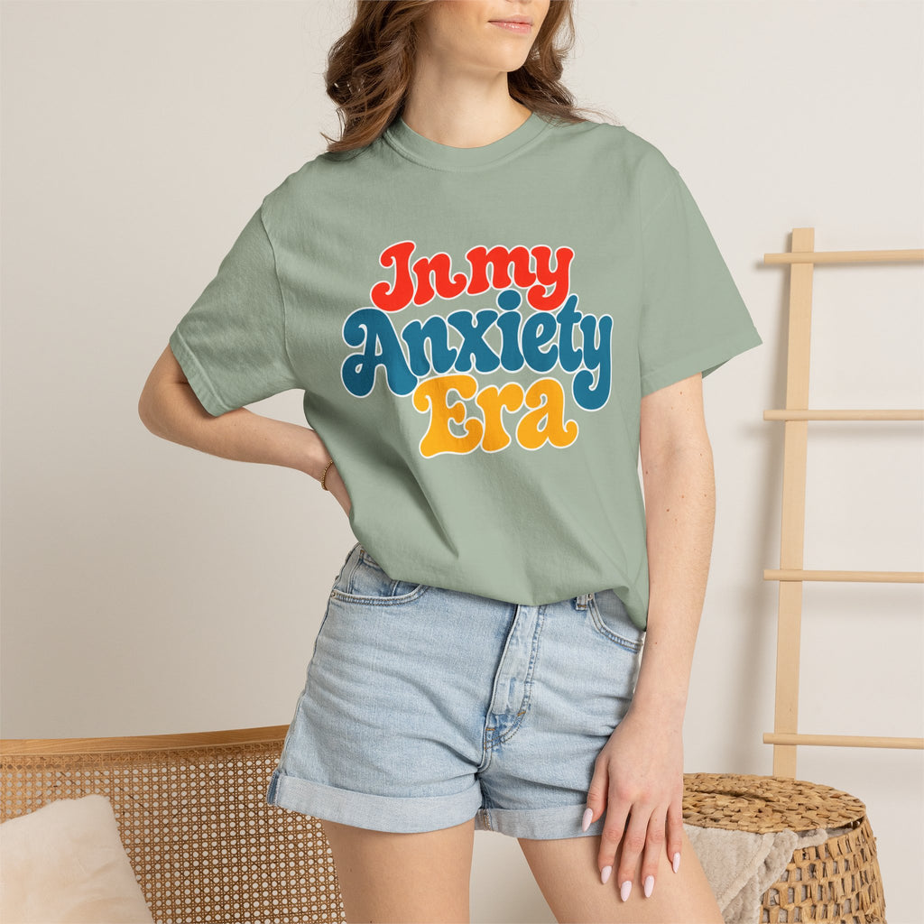 I Am In My Anxiety Era Shirt Anxiety Awareness T Shirt Mental Health Tee Cute Pastel Graphic Shirt Self Care Gift Unisex Apparel