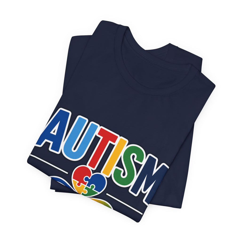 Autism Mom Shirt | Rainbow Puzzle Heart Infinity T-Shirt | Proud Autism Mom Tee | Autism Awareness & Acceptance Gift for Mothers