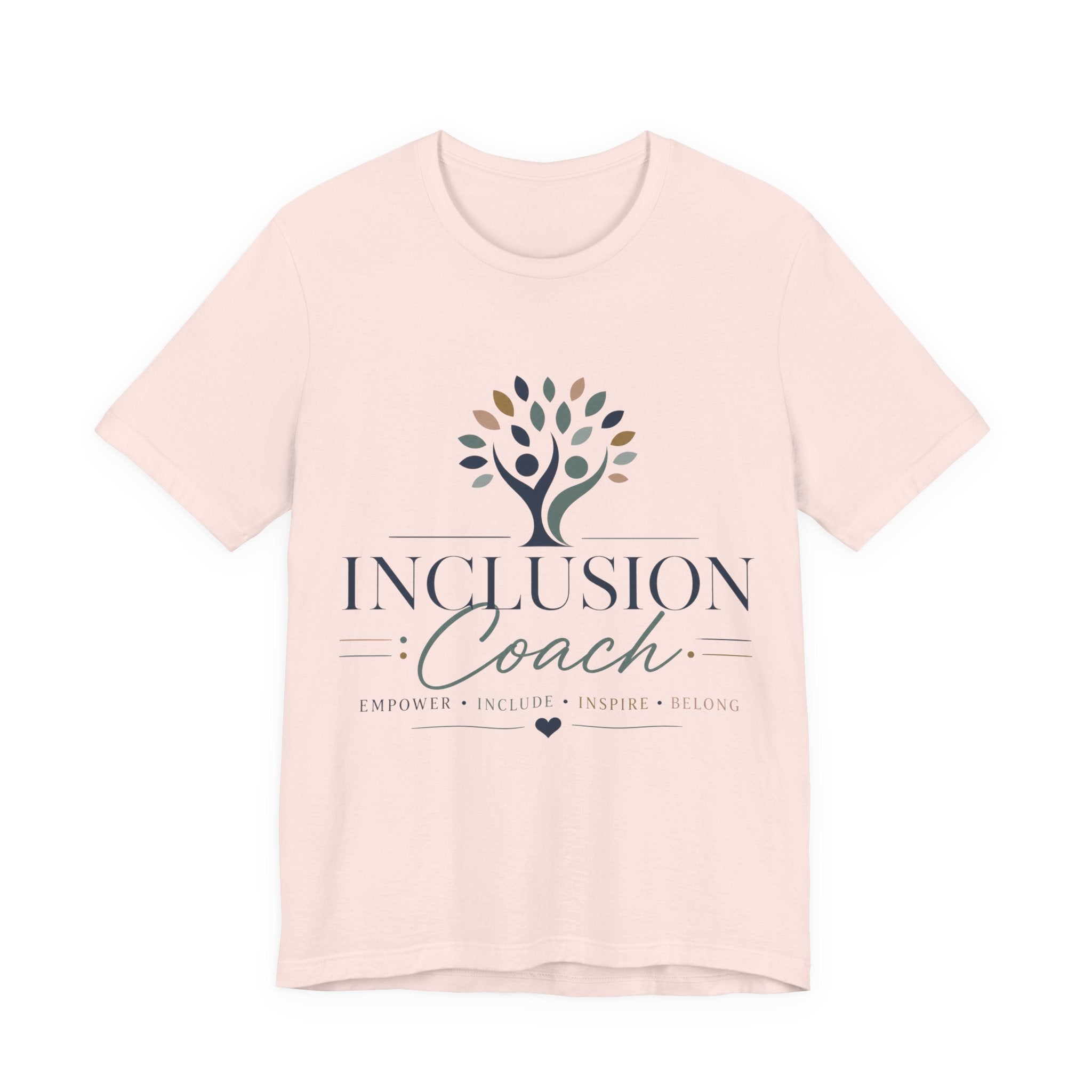 Inclusion Coach T-Shirt | Tree Logo, Empower Inclusivity, Diversity