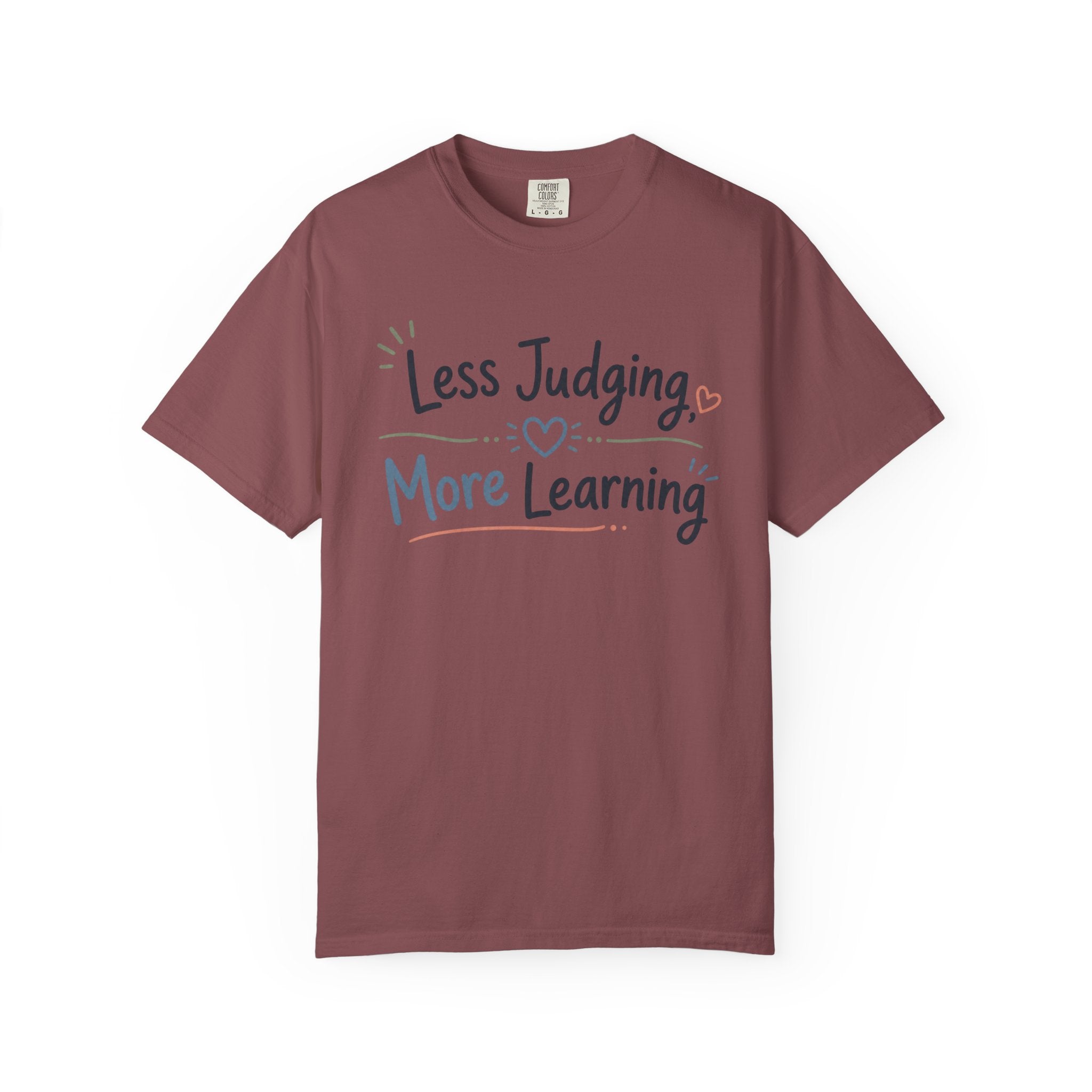 Less Judging More Learning Shirt Inclusion T Shirt Kindness Matters Tee Special Education Teacher Gift Autism Acceptance Apparel