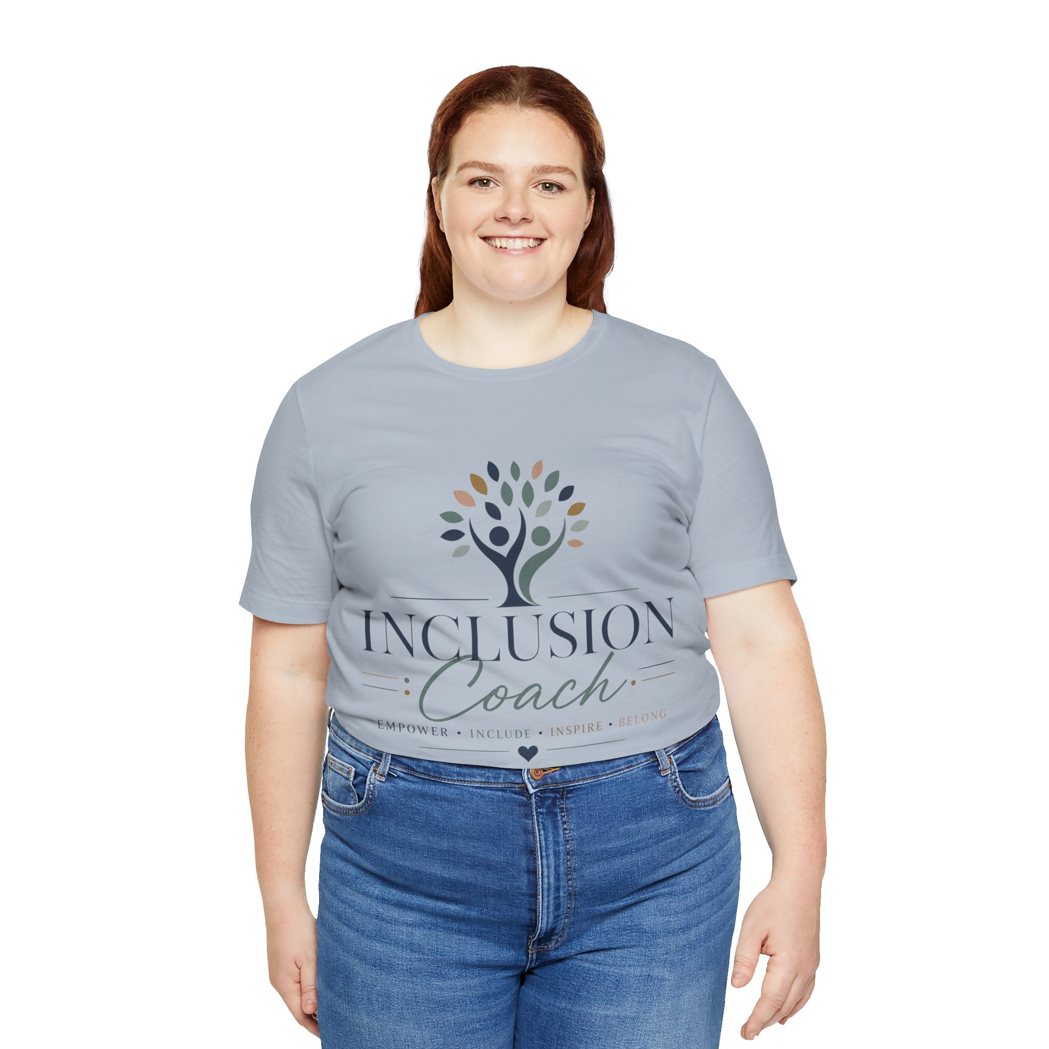 Inclusion Coach T-Shirt | Tree Logo, Empower Inclusivity, Diversity