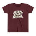 Keep Calm and Stim On Youth Shirt Autism Awareness T Shirt Sensory Friendly Tee Neurodivergent Kids Special Needs Gift Stimming