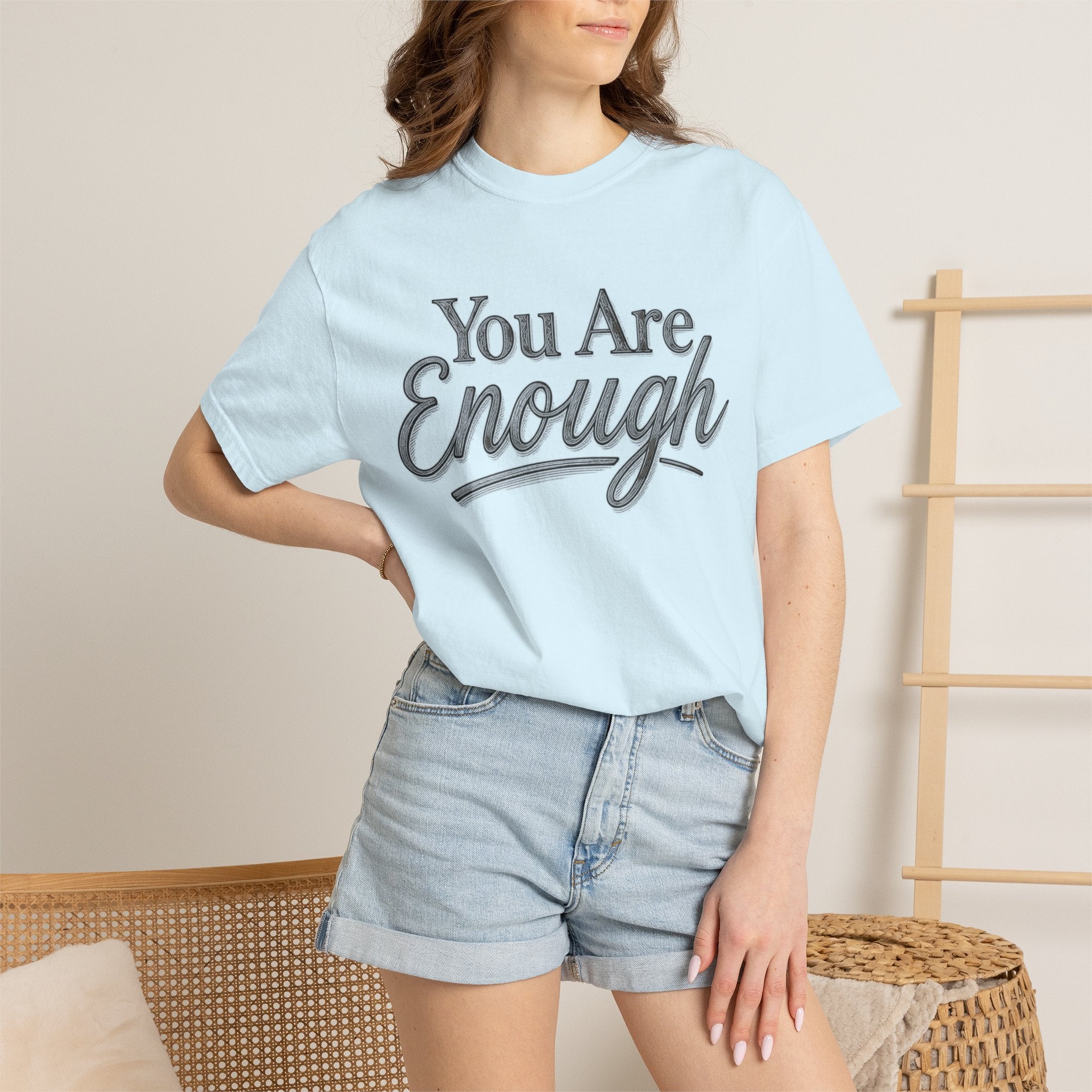 You Are Enough Shirt Inspirational T Shirt Positive Affirmation Tee Mental Health Awareness Shirt Self Love Gift Motivational Apparel