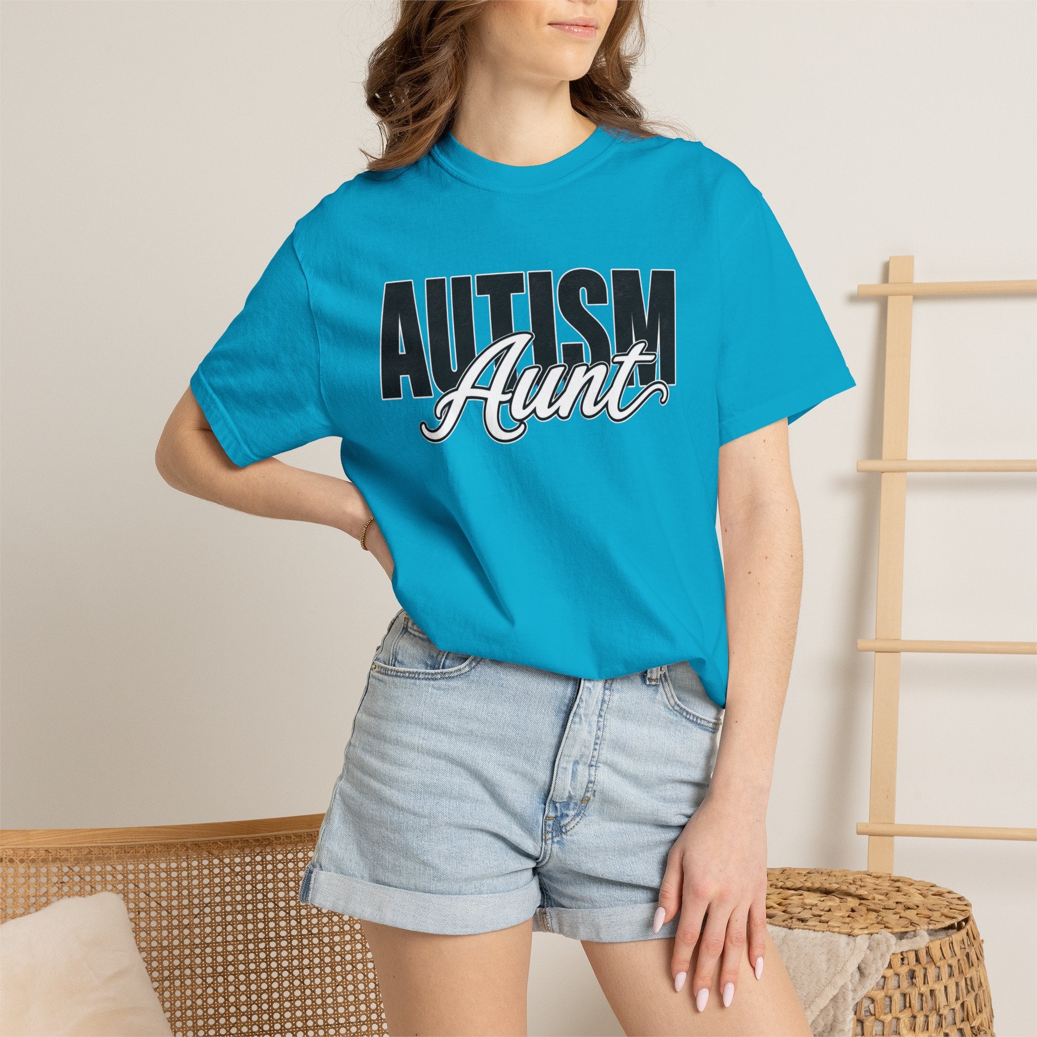 Autism Aunt Shirt Proud Autism Aunt T Shirt Autism Awareness Autism Acceptance Gift Puzzle Heart Special Needs Family Tee