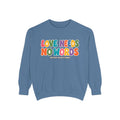 Love Needs No Words Sweatshirt, Rainbow Bubble Letter Crewneck, Autism Acceptance Hoodie, Nonverbal Autism Colorful Sweatshirt Gift