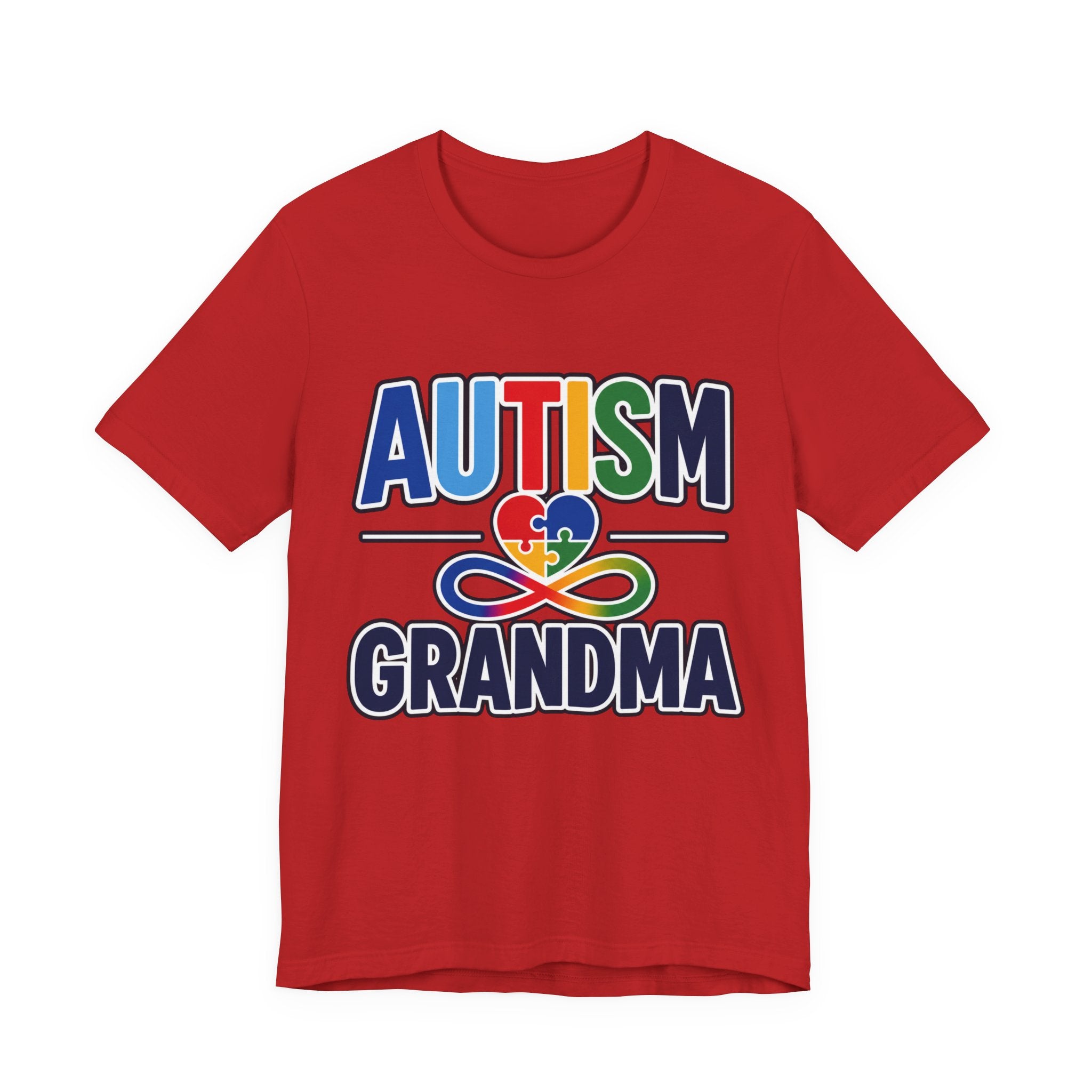 Autism Grandma Shirt | Puzzle Heart Infinity T-Shirt | Proud Autism Grandma Tee | Autism Awareness & Acceptance Gift