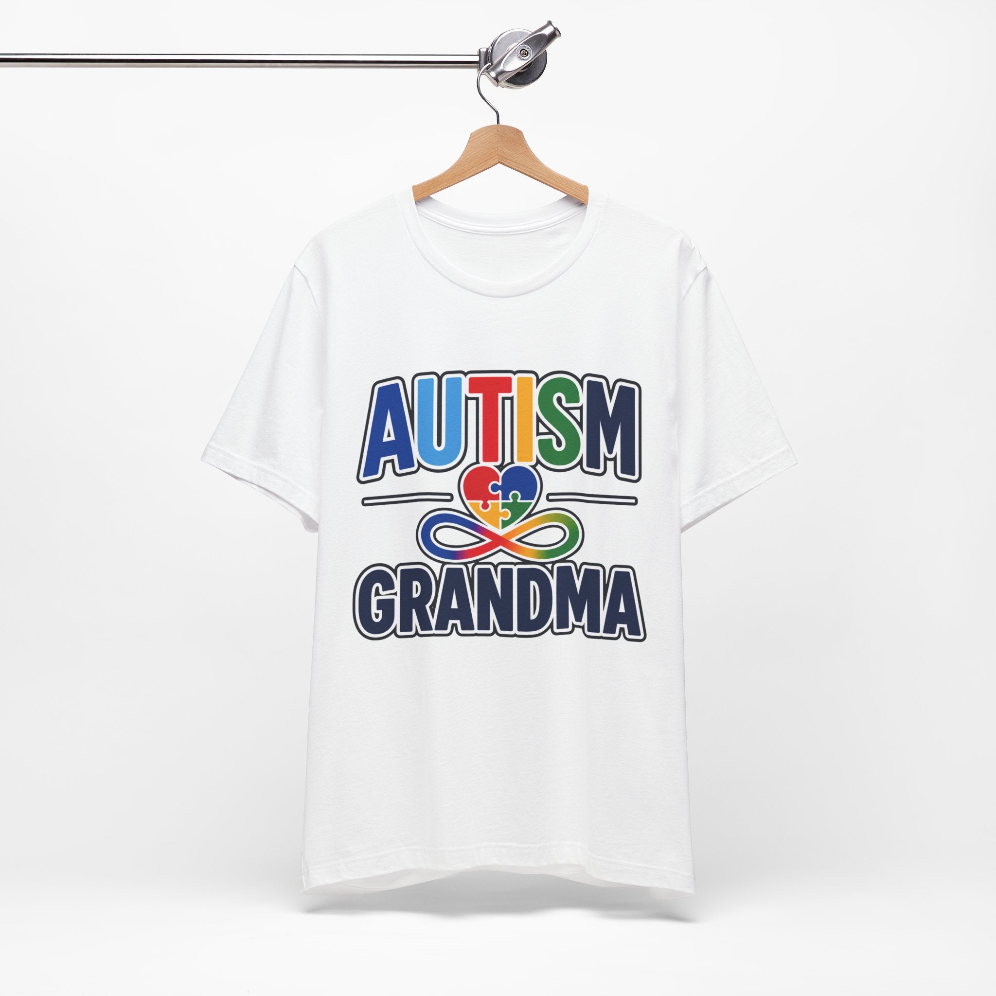 Autism Grandma Shirt | Puzzle Heart Infinity T-Shirt | Proud Autism Grandma Tee | Autism Awareness & Acceptance Gift