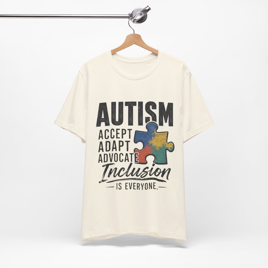 Autism Acceptance Shirt Inclusion Advocate T Shirt Puzzle Piece Tee Neurodiversity Awareness Special Needs Support Unisex Gift